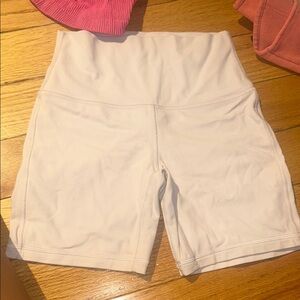 Lululemon Athletica Gray High Waist Shorts